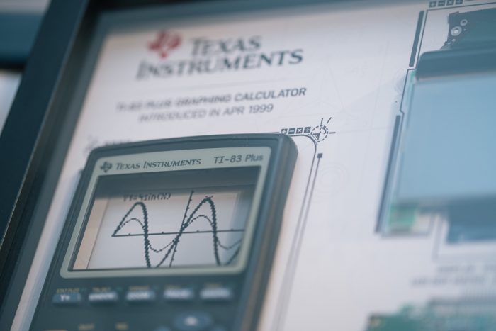 Disassembled Ti 83 Calculator With Frame, Frame Art of Texas Instrument Ti-83 - Image 4