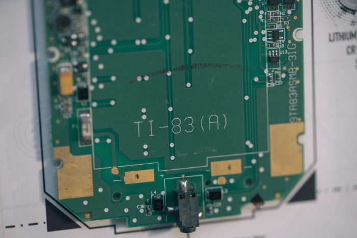 Disassembled Ti 83 Calculator With Frame, Frame Art of Texas Instrument Ti-83 - Image 6