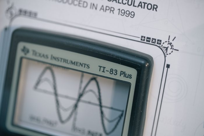 Disassembled Ti 83 Calculator With Frame, Frame Art of Texas Instrument Ti-83 - Image 8